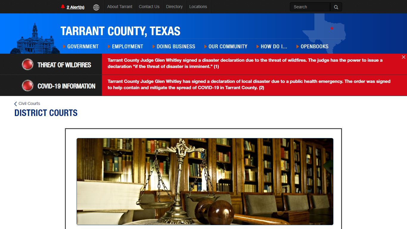District Courts - Tarrant County, Texas